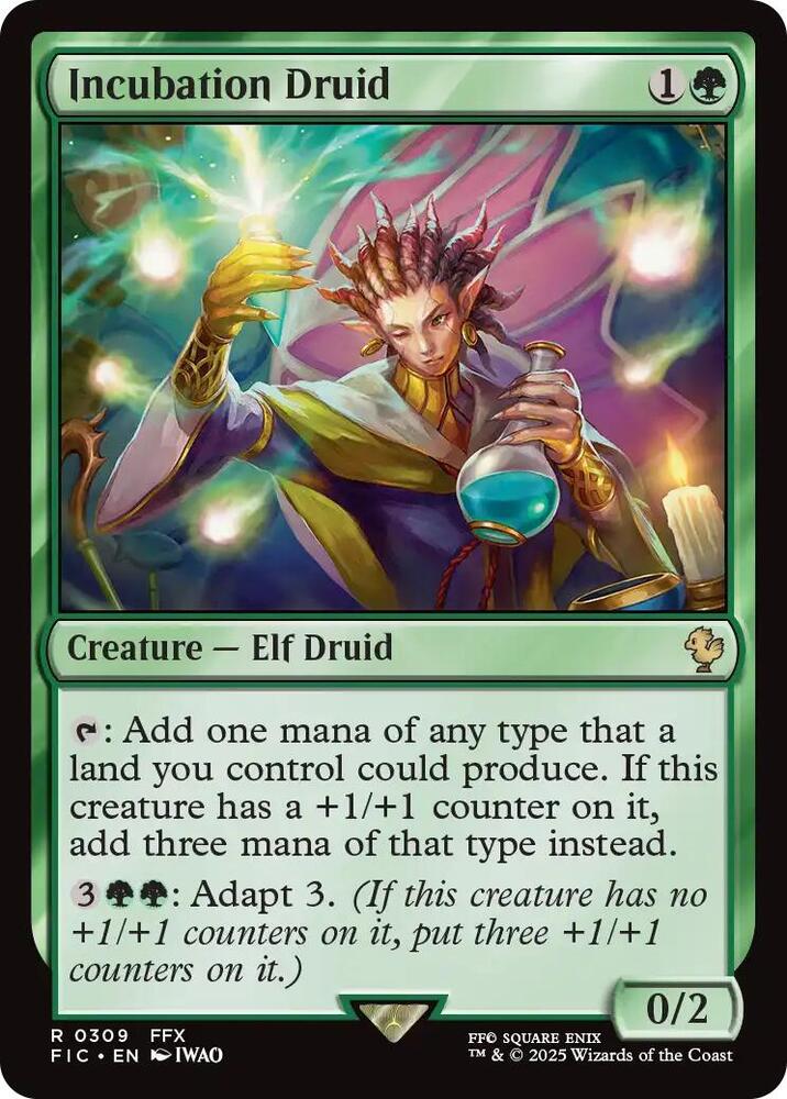 Incubation Druid (Surge Foil) [Commander: FINAL FANTASY] 309