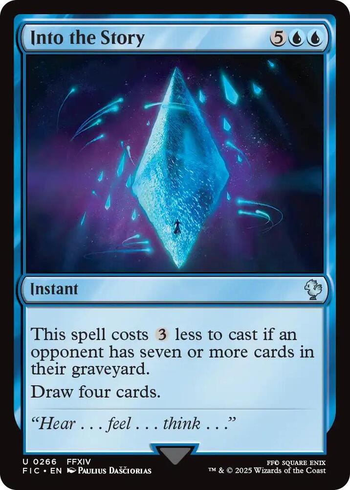 Into the Story (Surge Foil) [Commander: FINAL FANTASY] 266