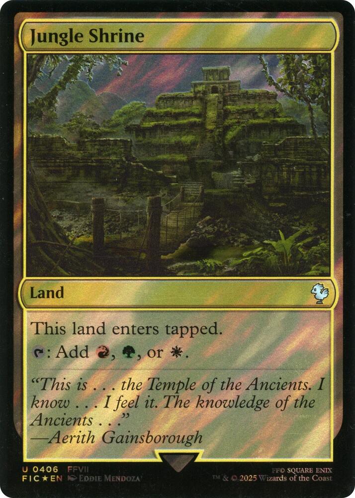 Jungle Shrine (Surge Foil) [Commander: FINAL FANTASY] 406