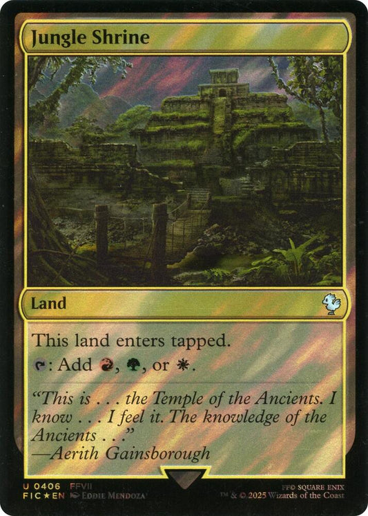 Jungle Shrine (Surge Foil) [Commander: FINAL FANTASY] 406