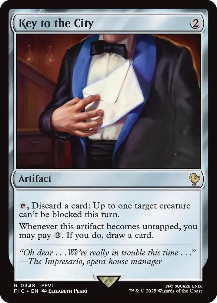 Key to the City (Surge Foil) [Commander: FINAL FANTASY] 348