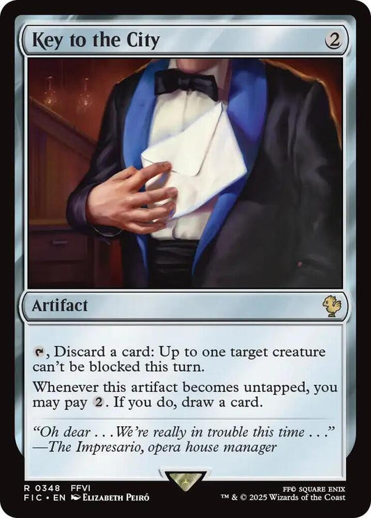 Key to the City (Surge Foil) [Commander: FINAL FANTASY] 348