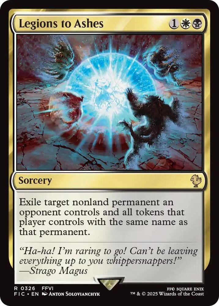 Legions to Ashes (Surge Foil) [Commander: FINAL FANTASY] 326