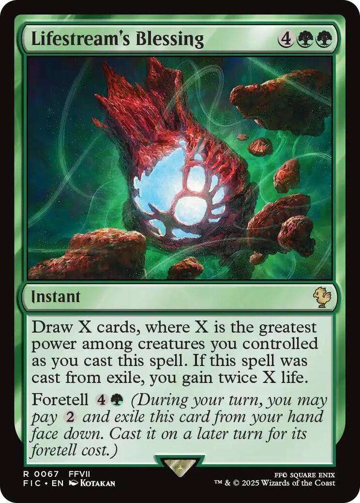 Lifestream's Blessing (Surge Foil) [Commander: FINAL FANTASY] 67
