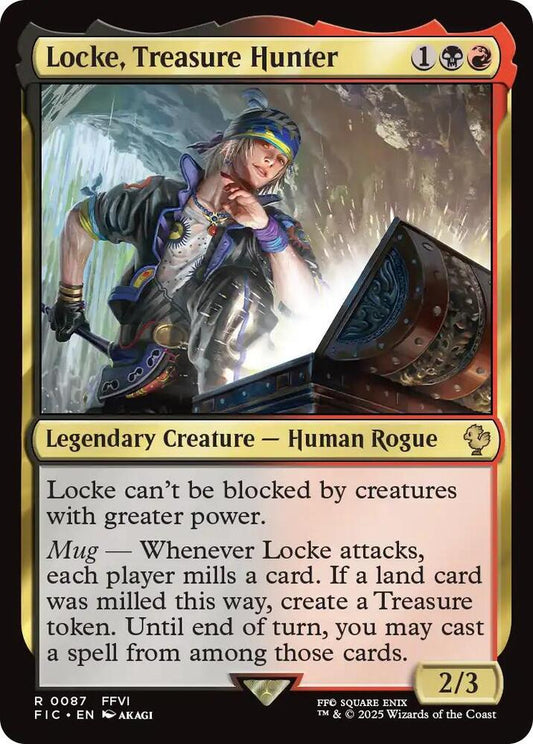 Locke, Treasure Hunter (Surge Foil) [Commander: FINAL FANTASY] 87