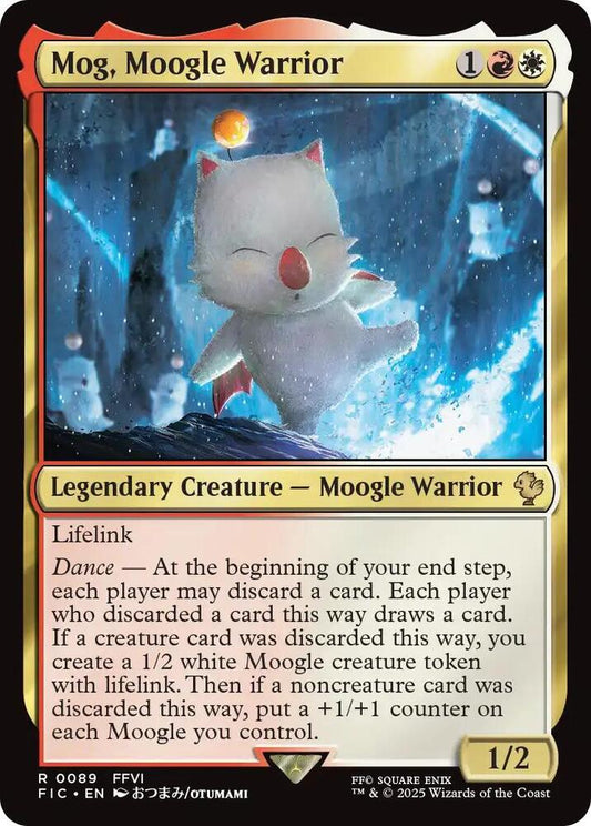 Mog, Moogle Warrior (Surge Foil) [Commander: FINAL FANTASY] 89