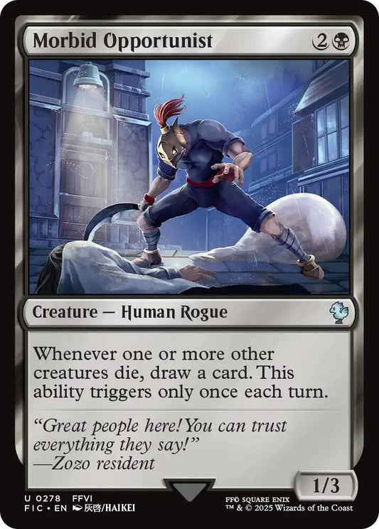 Morbid Opportunist (Surge Foil) [Commander: FINAL FANTASY] 278