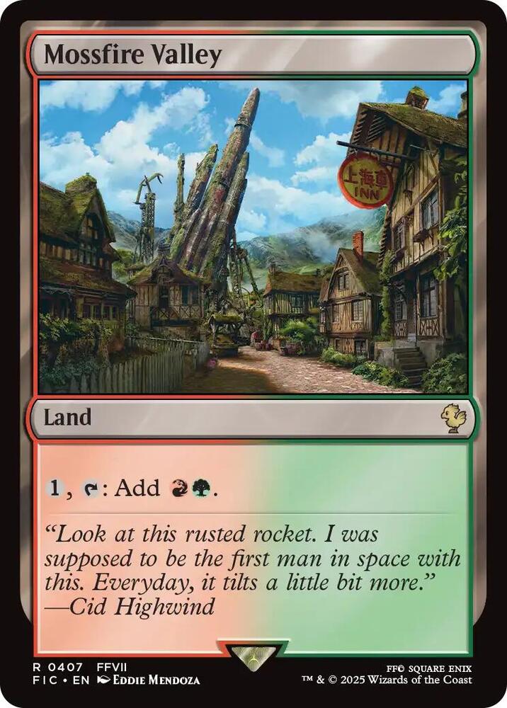 Mossfire Valley (Surge Foil) [Commander: FINAL FANTASY] 407