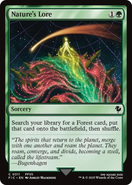 Nature's Lore (Surge Foil) [Commander: FINAL FANTASY] 311