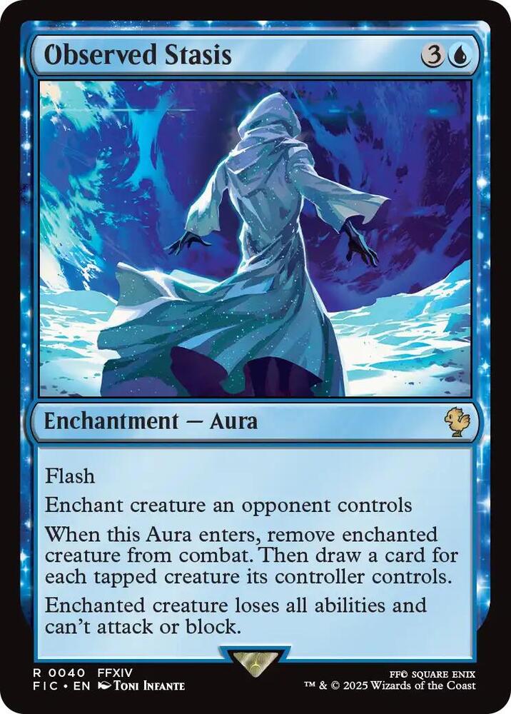 Observed Stasis (Surge Foil) [Commander: FINAL FANTASY] 40