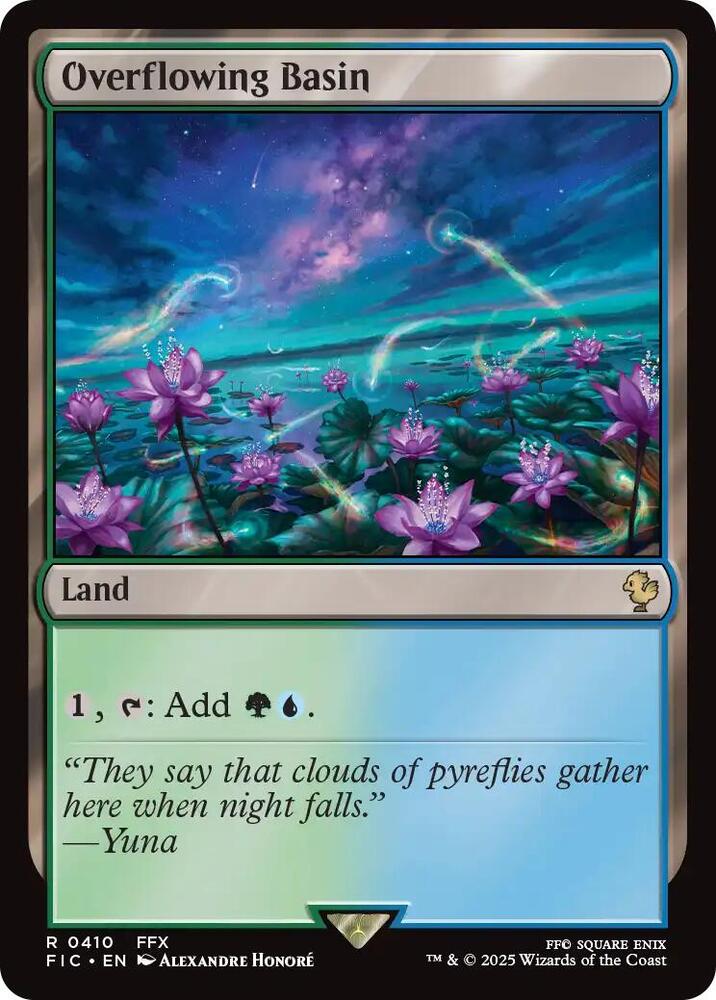 Overflowing Basin (Surge Foil) [Commander: FINAL FANTASY] 410