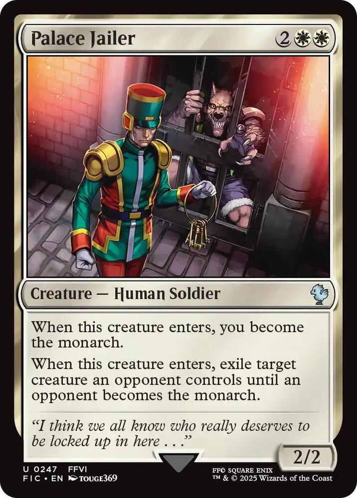 Palace Jailer (Surge Foil) [Commander: FINAL FANTASY] 247