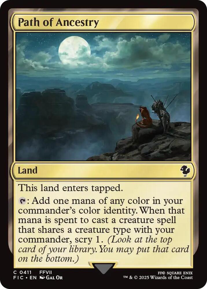 Path of Ancestry (Surge Foil) [Commander: FINAL FANTASY] 411