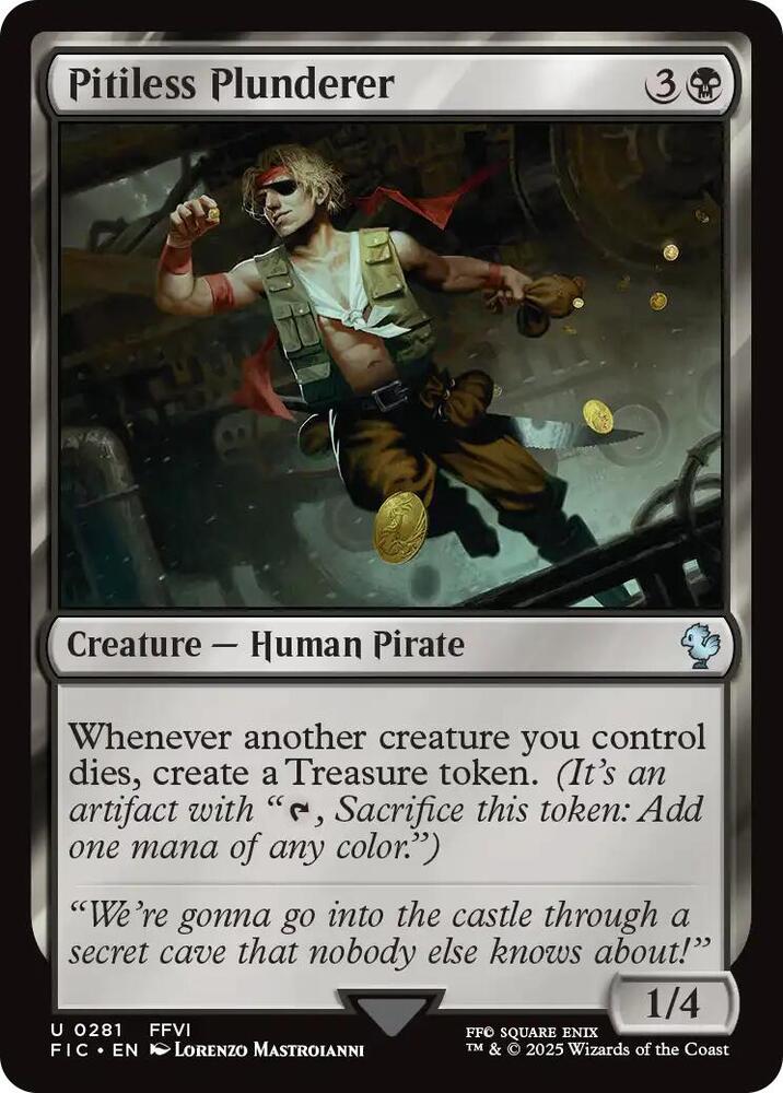 Pitiless Plunderer (Surge Foil) [Commander: FINAL FANTASY] 281