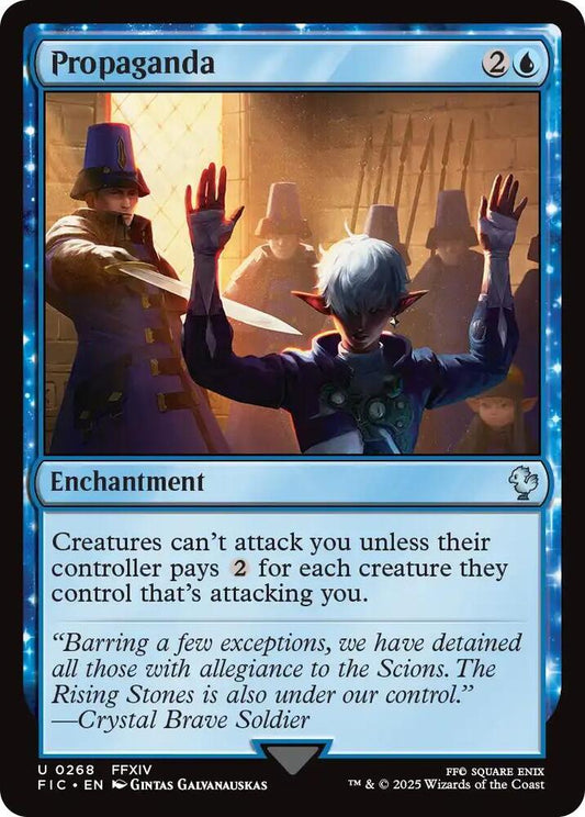 Propaganda (Surge Foil) [Commander: FINAL FANTASY] 268