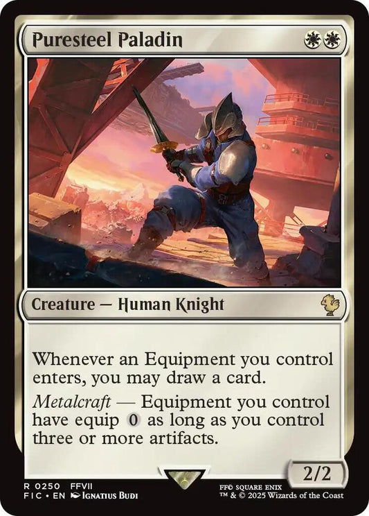 Puresteel Paladin (Surge Foil) [Commander: FINAL FANTASY] 250