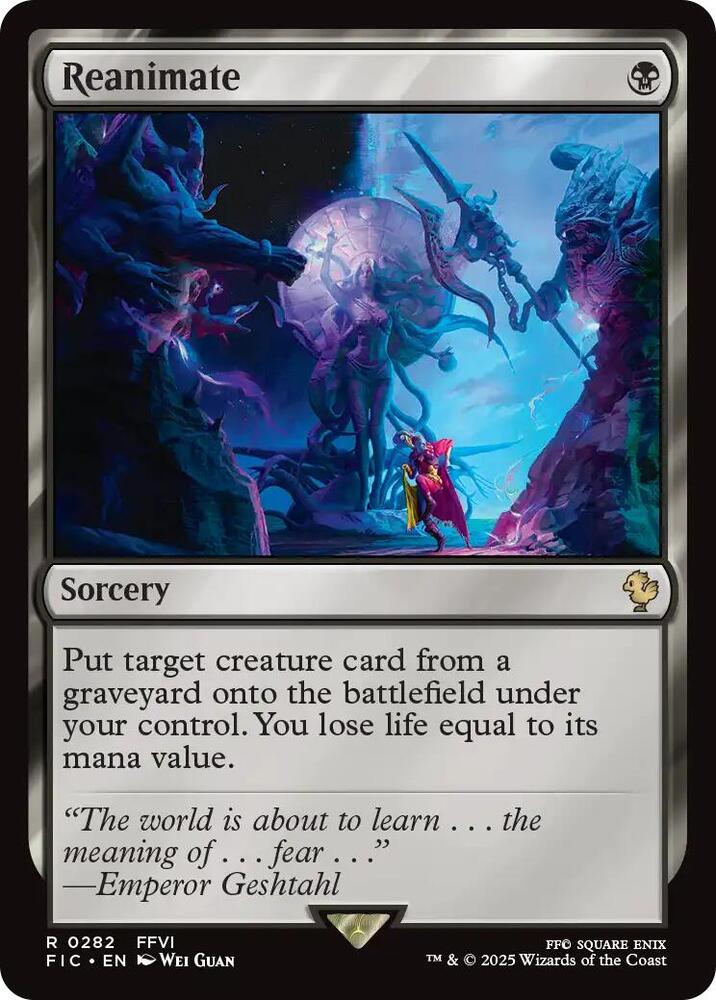 Reanimate (Surge Foil) [Commander: FINAL FANTASY] 282