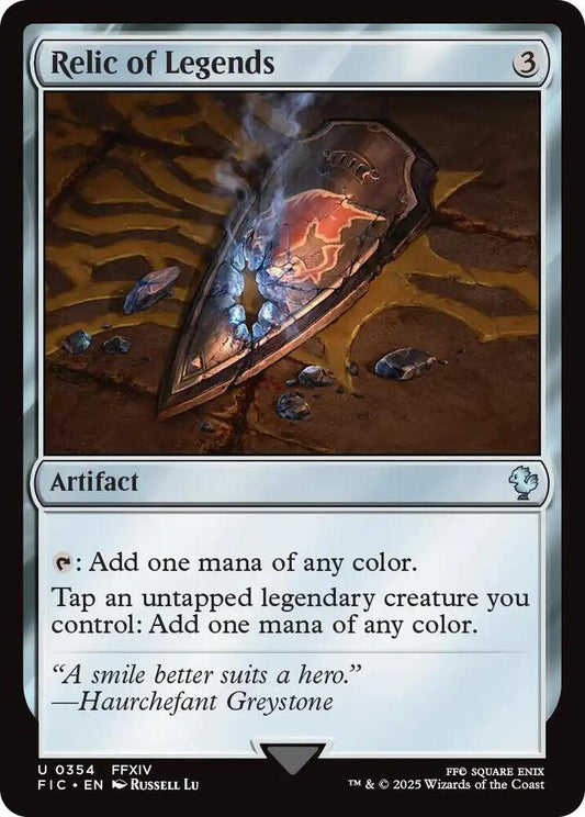 Relic of Legends (Surge Foil) [Commander: FINAL FANTASY] 354