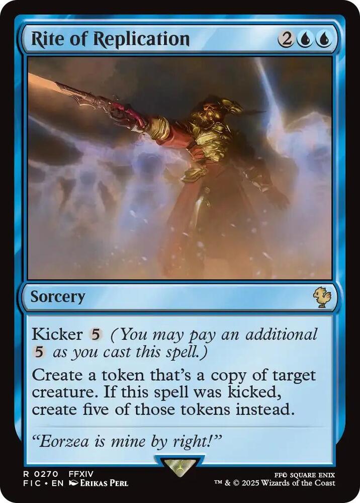 Rite of Replication (Surge Foil) [Commander: FINAL FANTASY] 270