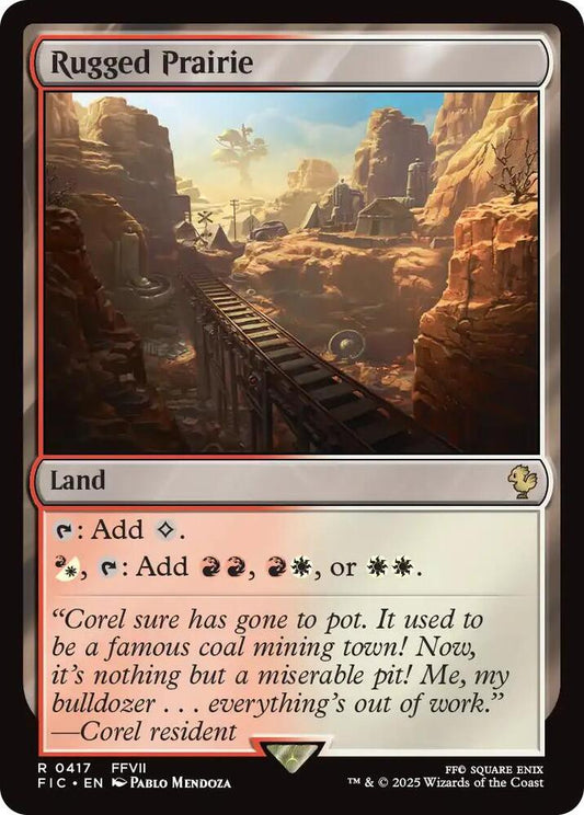 Rugged Prairie (Surge Foil) [Commander: FINAL FANTASY] 417