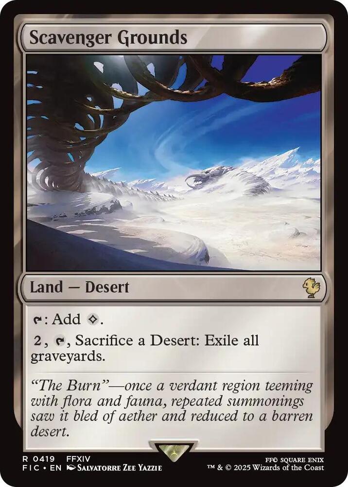 Scavenger Grounds (Surge Foil) [Commander: FINAL FANTASY] 419