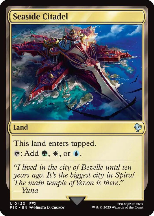Seaside Citadel (Surge Foil) [Commander: FINAL FANTASY] 420