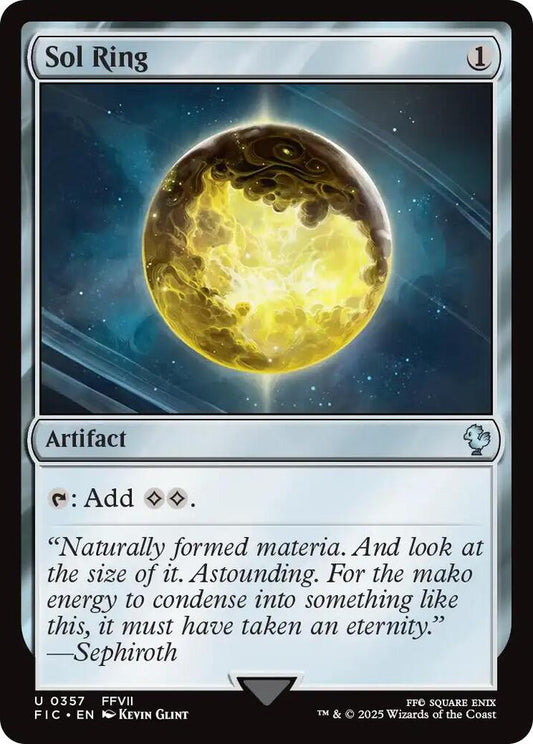 Sol Ring (0357) (Surge Foil) [Commander: FINAL FANTASY] 357