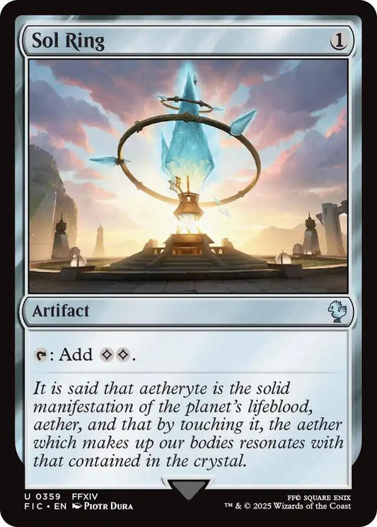 Sol Ring (0359) (Surge Foil) [Commander: FINAL FANTASY] 359