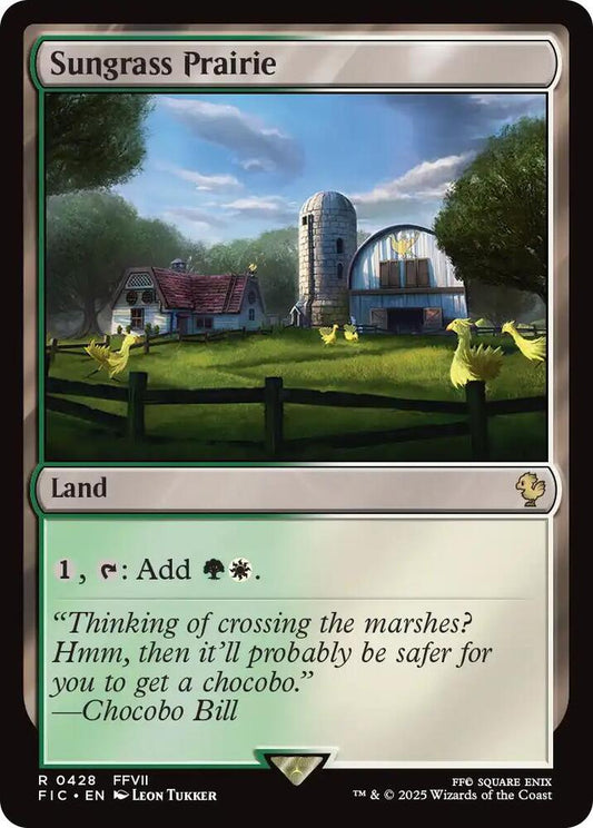 Sungrass Prairie (Surge Foil) [Commander: FINAL FANTASY] 428