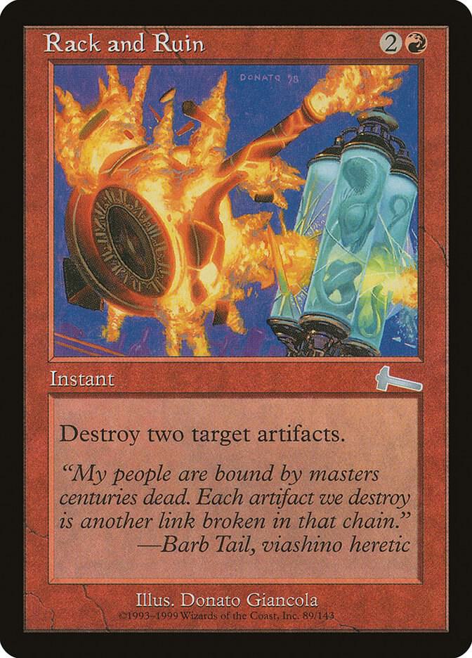 Rack and Ruin [Urza's Legacy] 89