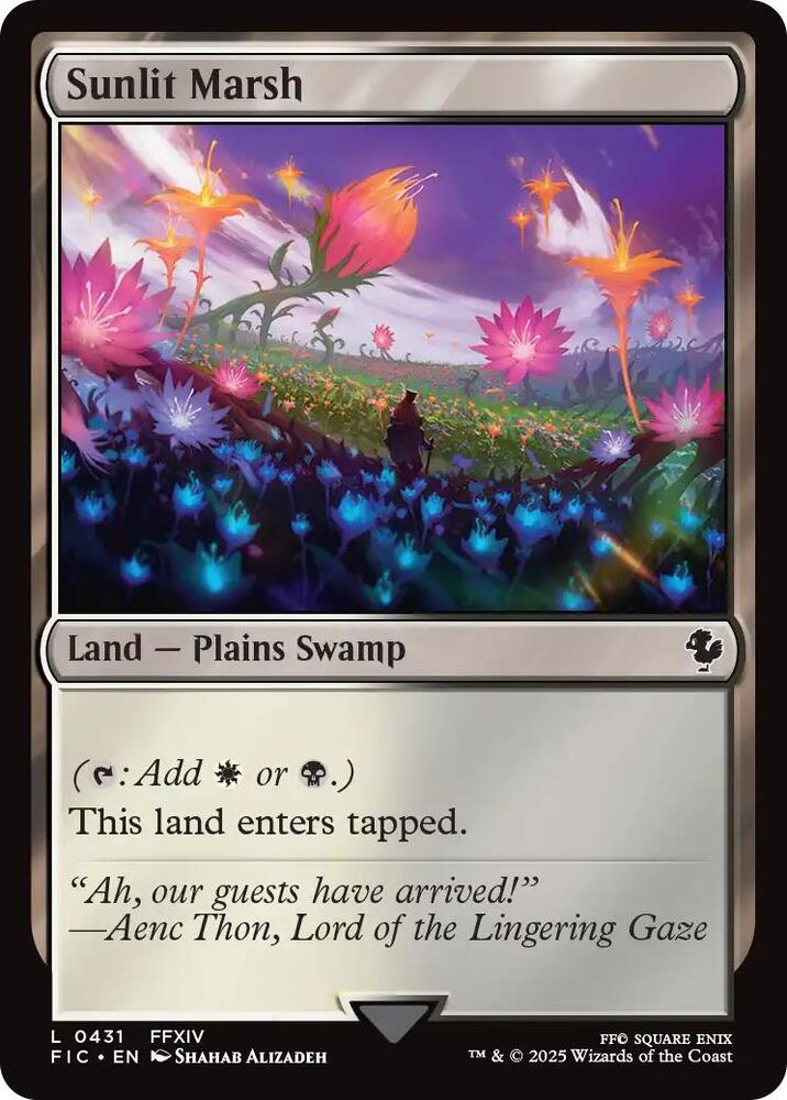 Sunlit Marsh (Surge Foil) [Commander: FINAL FANTASY] 431
