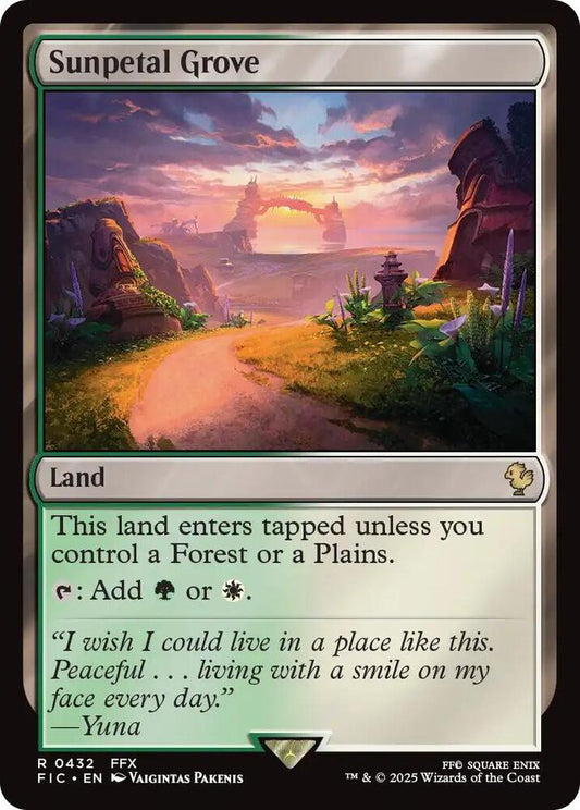 Sunpetal Grove (Surge Foil) [Commander: FINAL FANTASY] 432