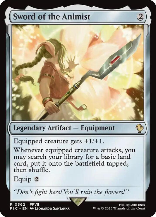 Sword of the Animist (Surge Foil) [Commander: FINAL FANTASY] 362