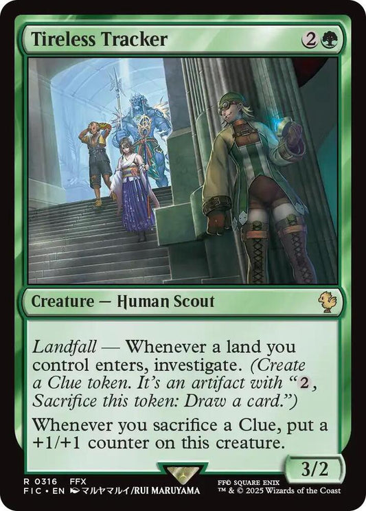 Tireless Tracker (Surge Foil) [Commander: FINAL FANTASY] 316