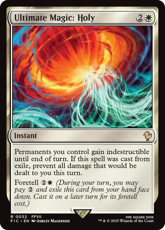 Ultimate Magic: Holy (Surge Foil) [Commander: FINAL FANTASY] 32
