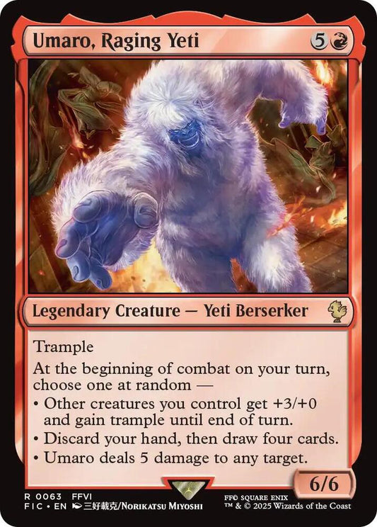Umaro, Raging Yeti (Surge Foil) [Commander: FINAL FANTASY] 63