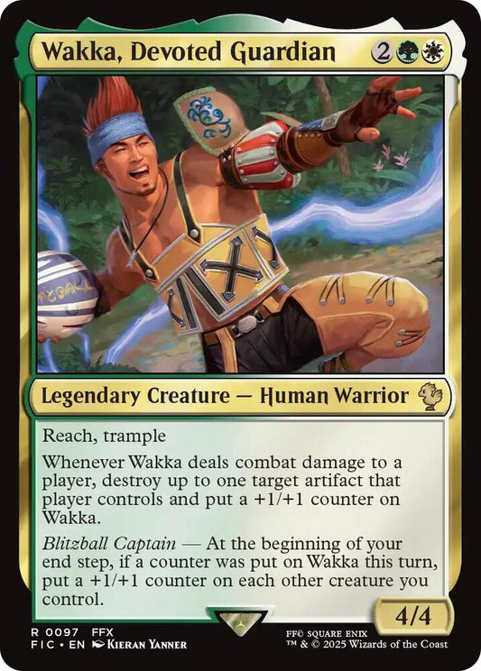Wakka, Devoted Guardian (Surge Foil) [Commander: FINAL FANTASY] 97