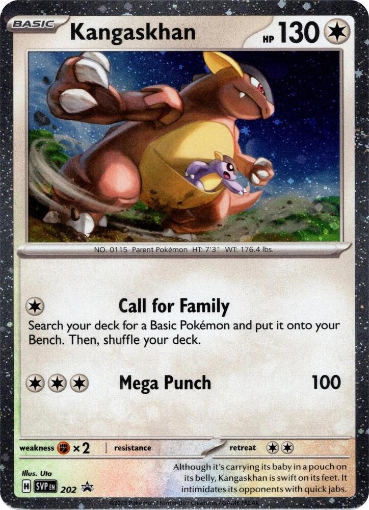 Kangaskhan - 202 (Cosmos Holo) [SV: Scarlet & Violet Promo Cards] 202