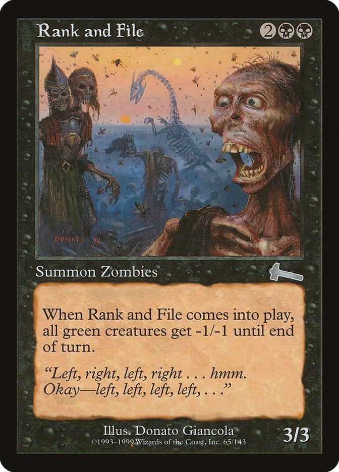 Rank and File [Urza's Legacy] 65