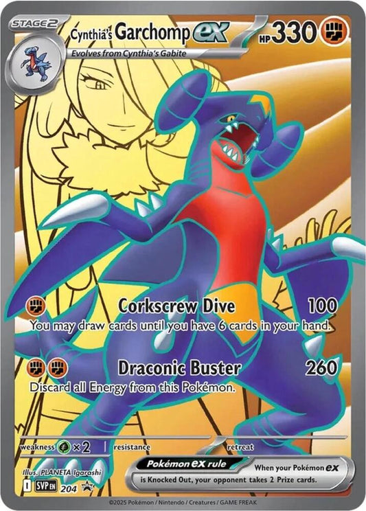 Cynthia's Garchomp ex [SV: Scarlet & Violet Promo Cards] 204