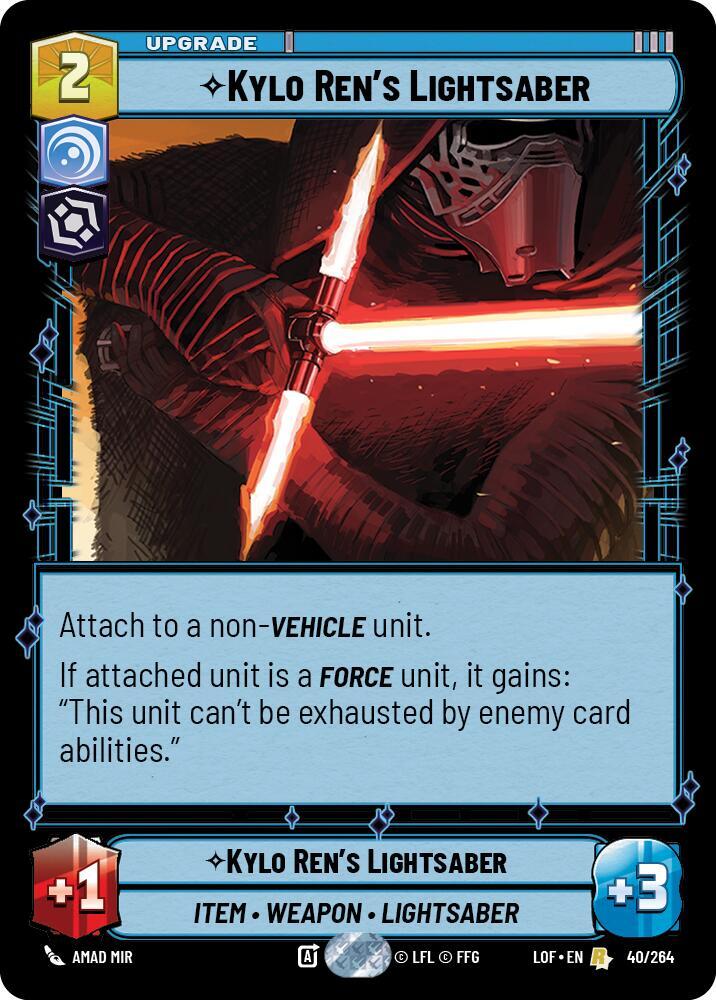 Kylo Ren's Lightsaber [Legends of the Force] 040/264