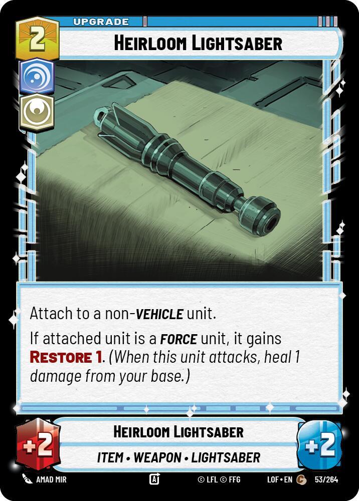 Heirloom Lightsaber [Legends of the Force] 053/264