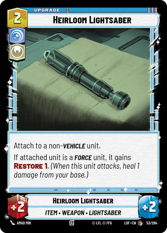 Heirloom Lightsaber [Legends of the Force] 053/264
