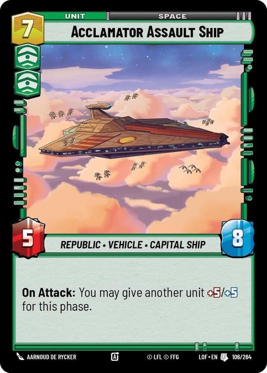 Acclamator Assault Ship [Legends of the Force] 106/264