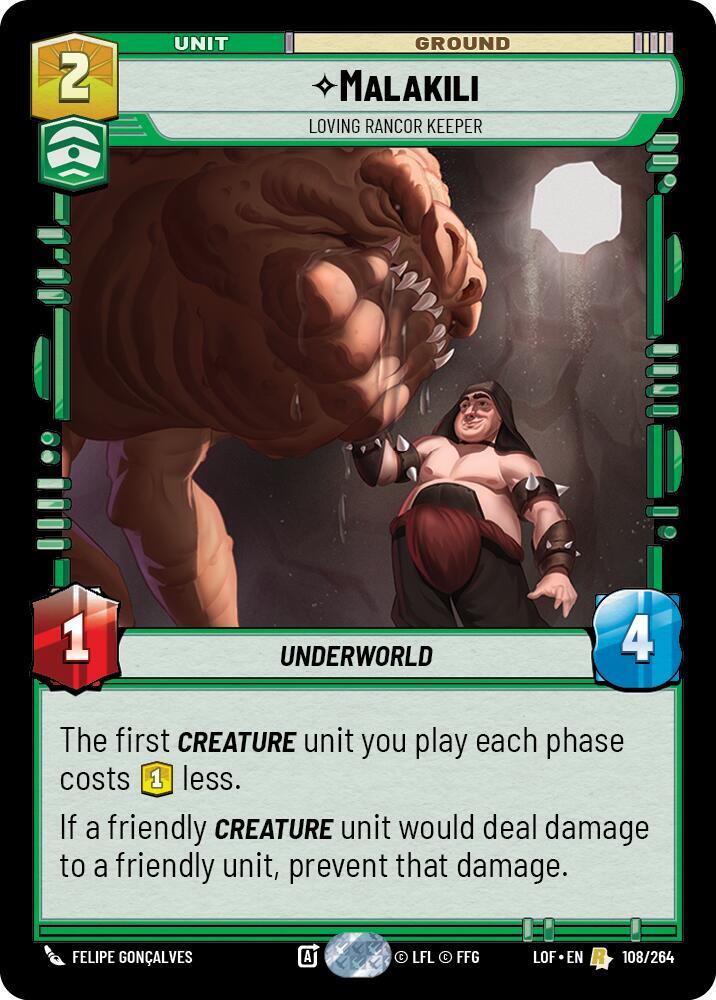 Malakili - Loving Rancor Keeper [Legends of the Force] 108/264