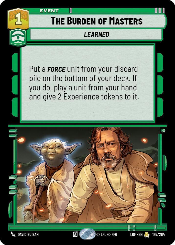 The Burden of Masters [Legends of the Force] 125/264