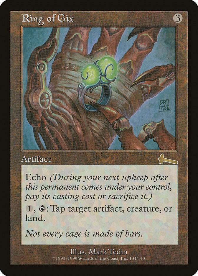 Ring of Gix [Urza's Legacy] 131