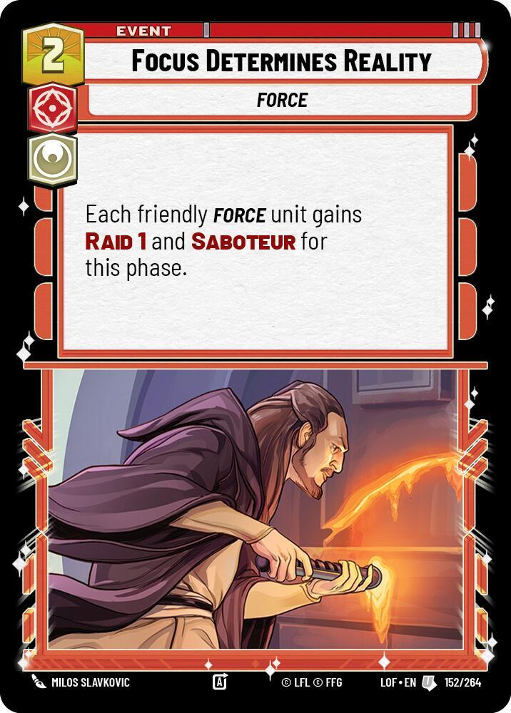 Focus Determines Reality [Legends of the Force] 152/264