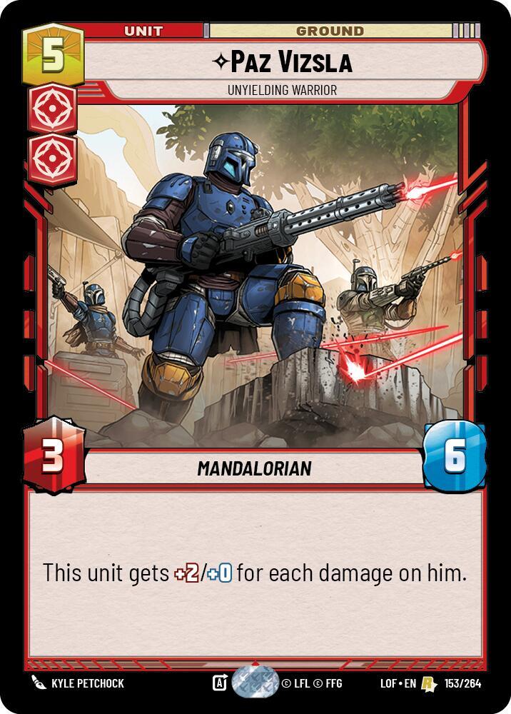 Paz Vizsla - Unyielding Warrior [Legends of the Force] 153/264