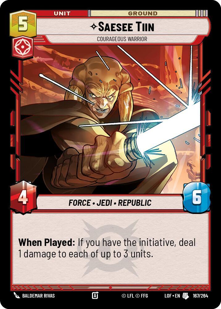 Saesee Tiin - Courageous Warrior [Legends of the Force] 167/264